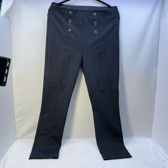 Ann Taylor Factory Black Slacks. - Picture 1 of 15